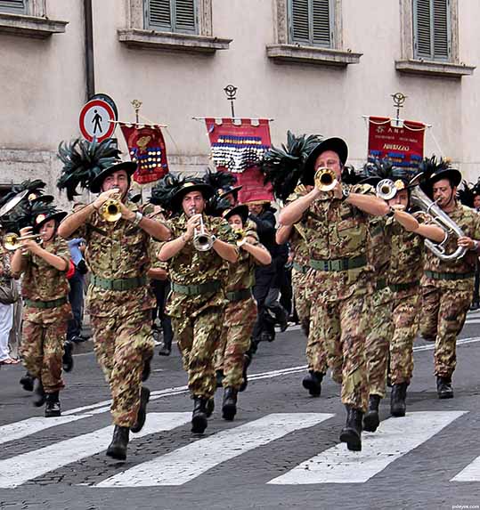 Arrivano i bersaglieri