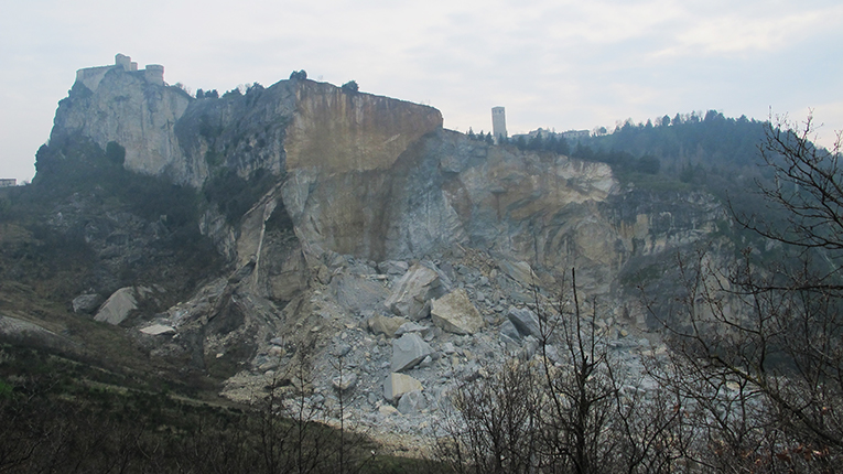 A un anno dalla frana i geologi italiani si danno appuntamento a San Leo