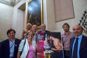 Nella foto (ph © Giorgio Salvatori) da sinistra a destra: Alberto Cassani (coordinatore del Comitato promotore Ravenna 2019), Liviana Zanetti presidente Apt Servizi Emilia Romagna, Anna Maria Sanchi assessore Cultura Comune di Cattolica, Piero Cecchini sindaco Comune di Cattolica, Enzo Ceccarelli sindaco Comune di Bellaria, Andrea Gnassi sindaco comune di Rimini, Maurizio Melucci assessore Regionale al Turismo Regione Emilia Romagna, in occasione della conferenza stampa che si è svolta oggi nella Sala della Passione della Pinacoteca di Brera a Milano