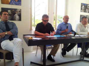 I relatori che hanno presentato il libro bianco. Da sinistra, Sergio Gambini, Bruno Sacchini, Mario Ferri e Sergio Pizzolante