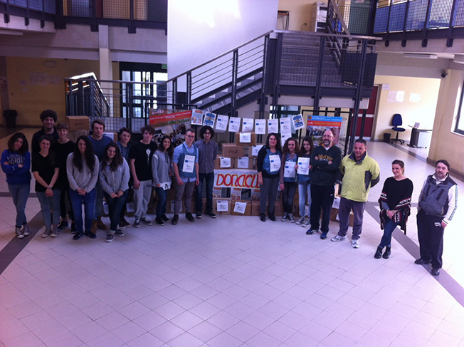 “Donacibo”: educazione alla solidarietà al liceo Volta-Fellini di Riccione