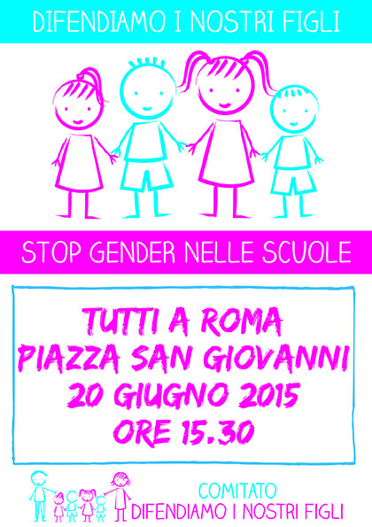 Manifestazione “no gender”, molte famiglie anche da Rimini ma fa discutere la defezione di movimenti e diocesi