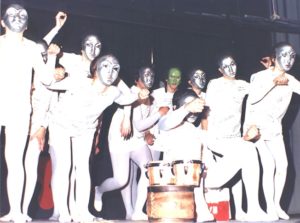 Zafra in una immagine di repertorio dello spettacolo Mecchano