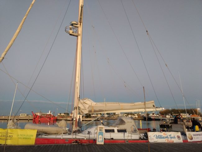 La barca a Vela Adriatica