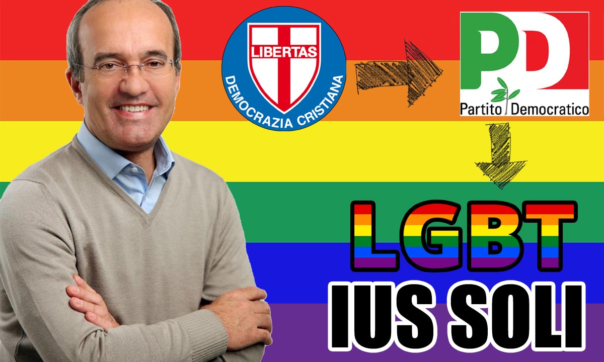 La parabola dell’ex democristiano Arlotti. Dall’ideologia LGBT allo sciopero della fame per lo Ius Soli