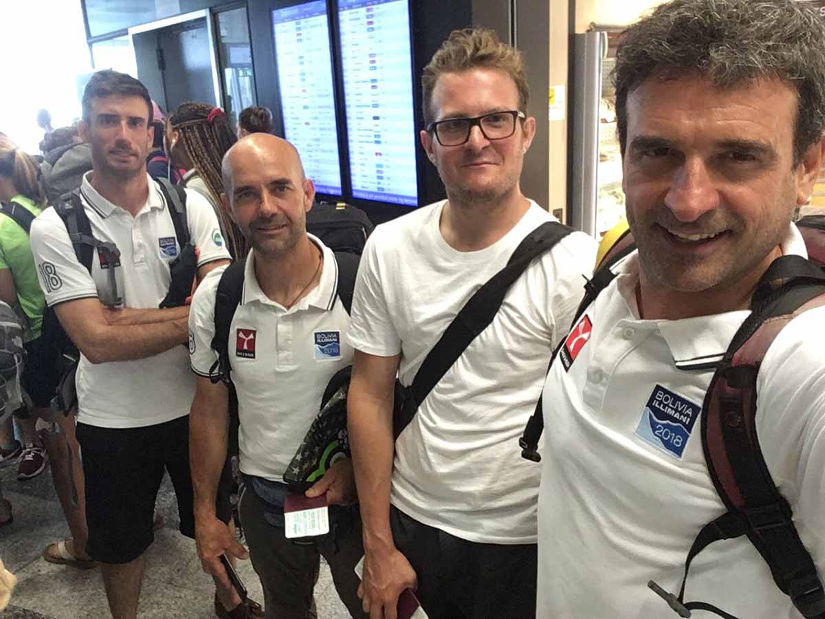 E’ partita l’avventura dei tre alpinisti del Cai di Rimini