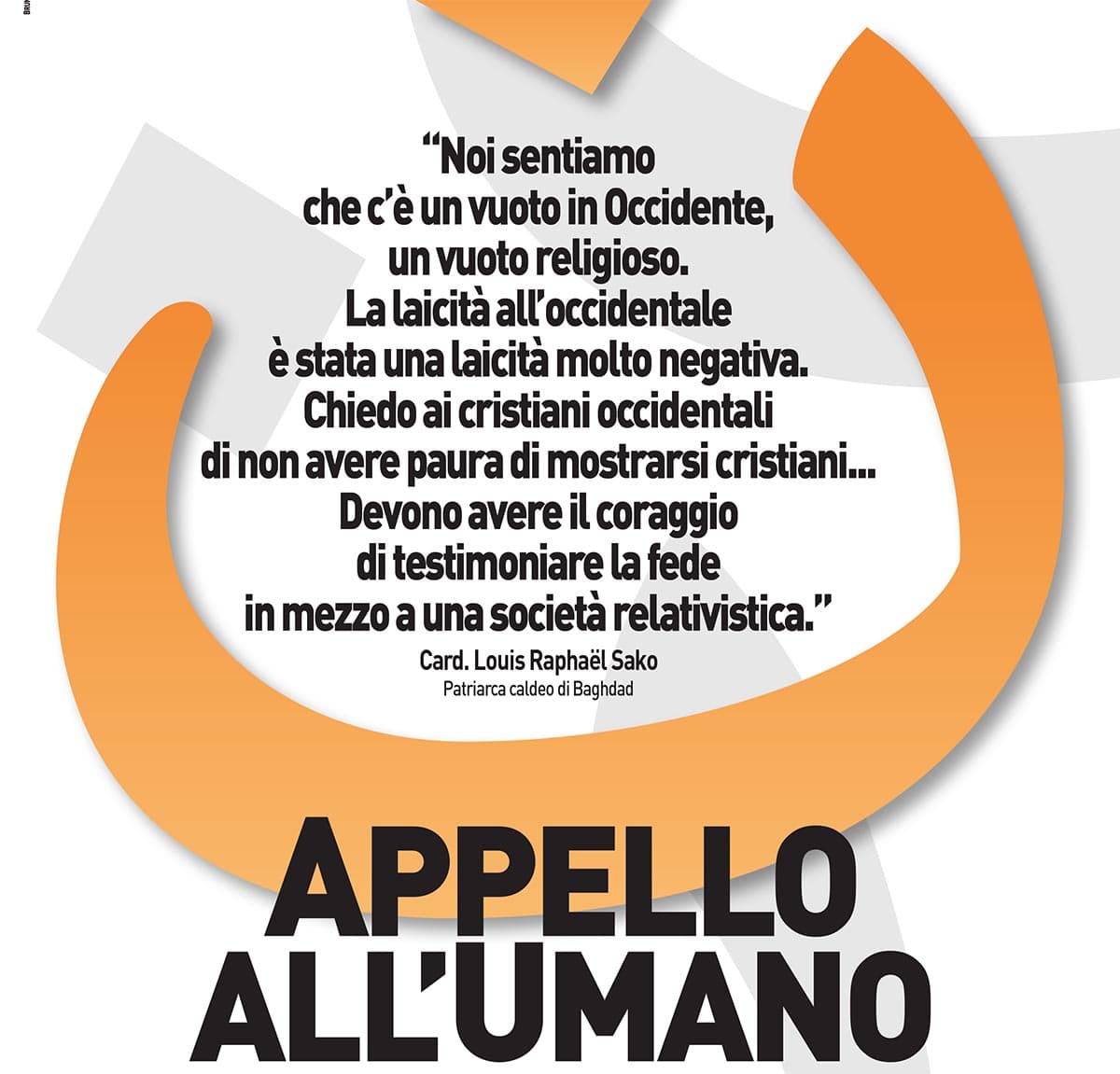 Appello all’umano: questa sera l’edizione numero 55
