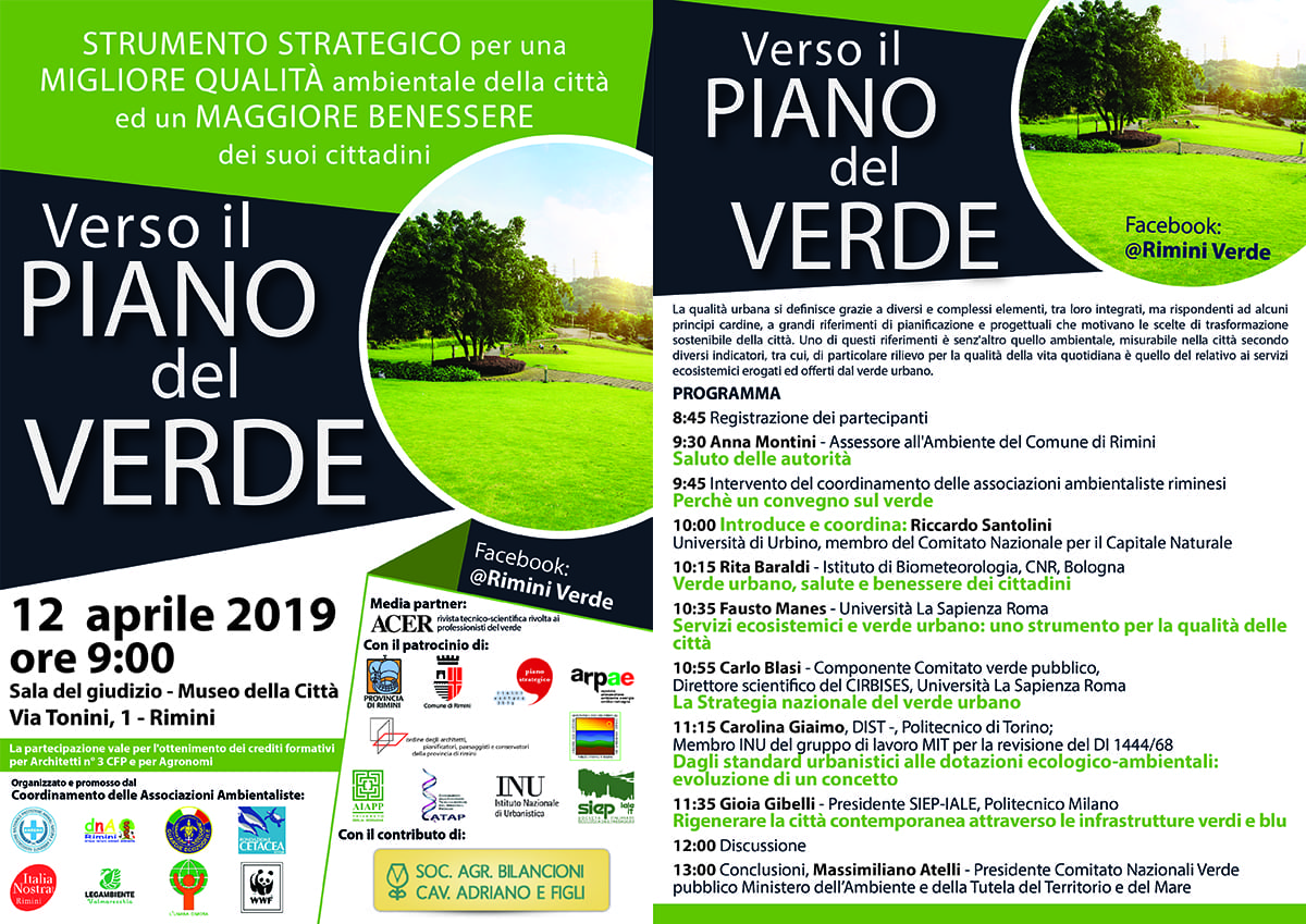 Per il verde serve un piano