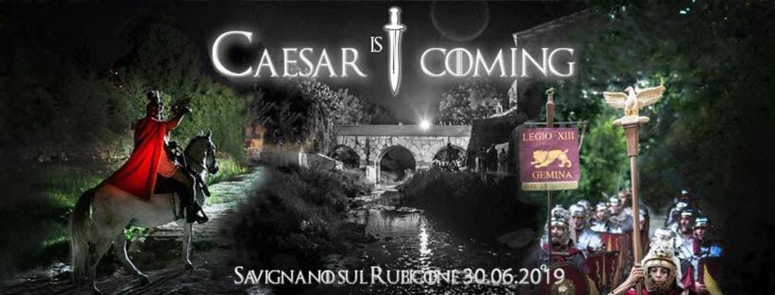 Cesare sta arrivando: a Savignano si celebra il passaggio del Rubicone