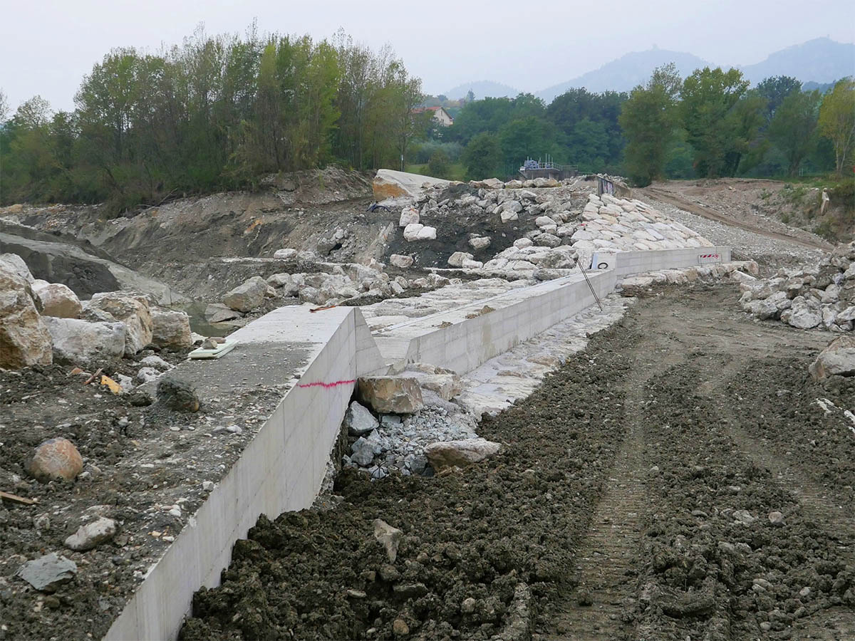 Ponte Verucchio: un altro milione di euro per rimediare al crollo della briglia