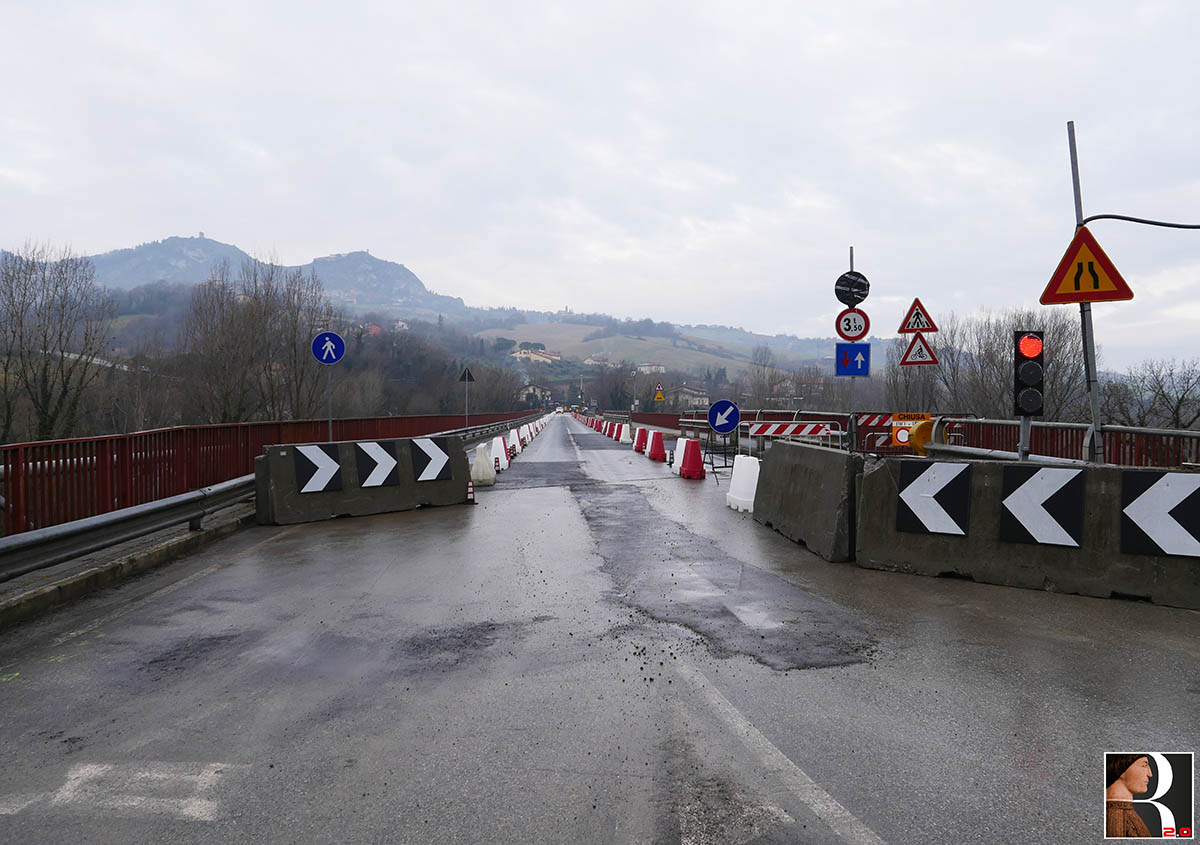 La “pezza” al ponte di Verucchio: ecco come ha riaperto