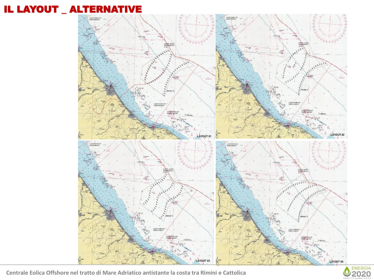 Centrale eolica: Energia Wind 2020 scende a patti ma non cambia idea, meno pale e più distanti dalla costa