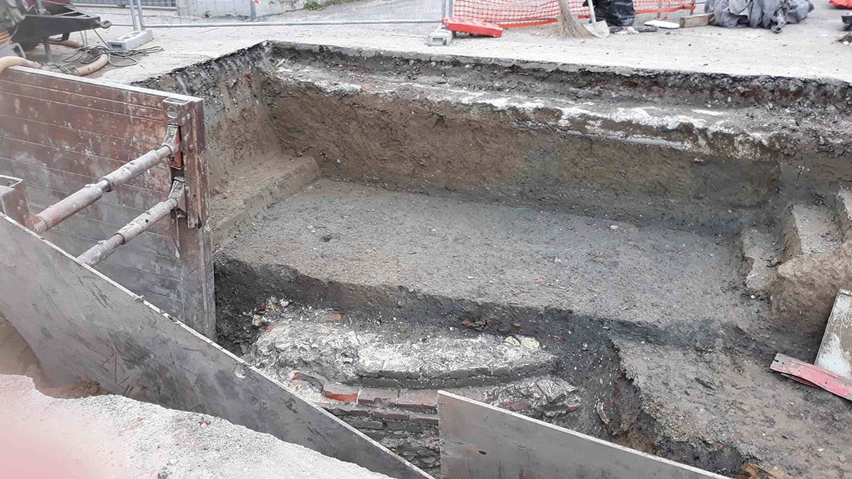 La Rimini sepolta: un grande edificio absidato in via Melozzo da Forlì